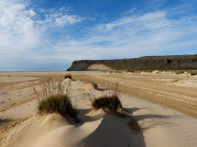 Strand, Himmel, Wolken, Natur, Sonnig