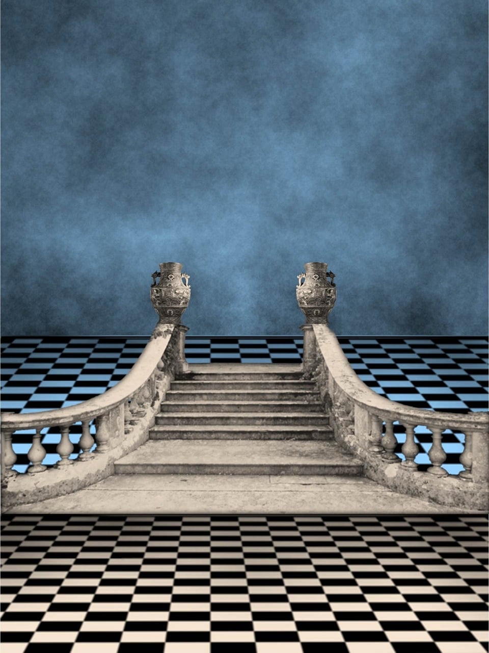 Download Background, Ballroom, Stairs. Royalty-Free Stock Illustration