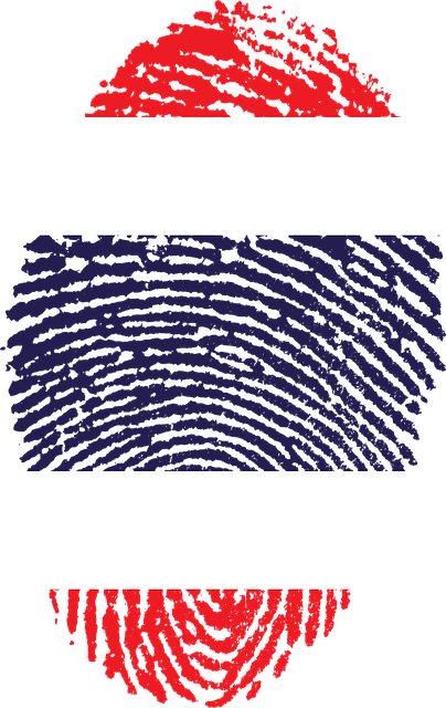 Free thailand flag fingerprint illustration