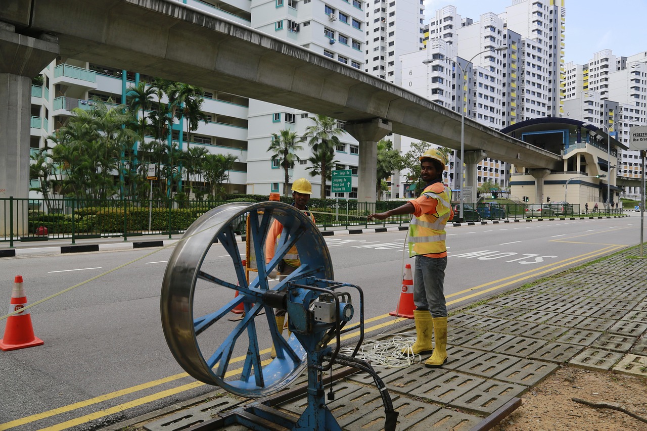 Work Road Construction Singapore - Free photo on Pixabay - Pixabay