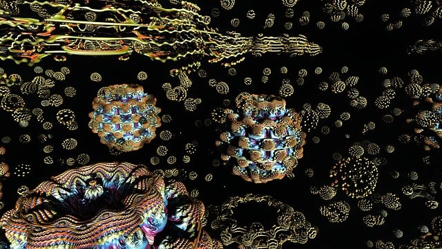 Free geometrics fractal mandelbulb illustration