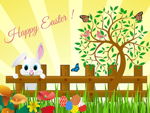 Free easter festival rabbit illustration