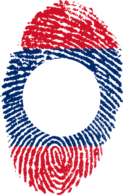 Free laos flag fingerprint illustration