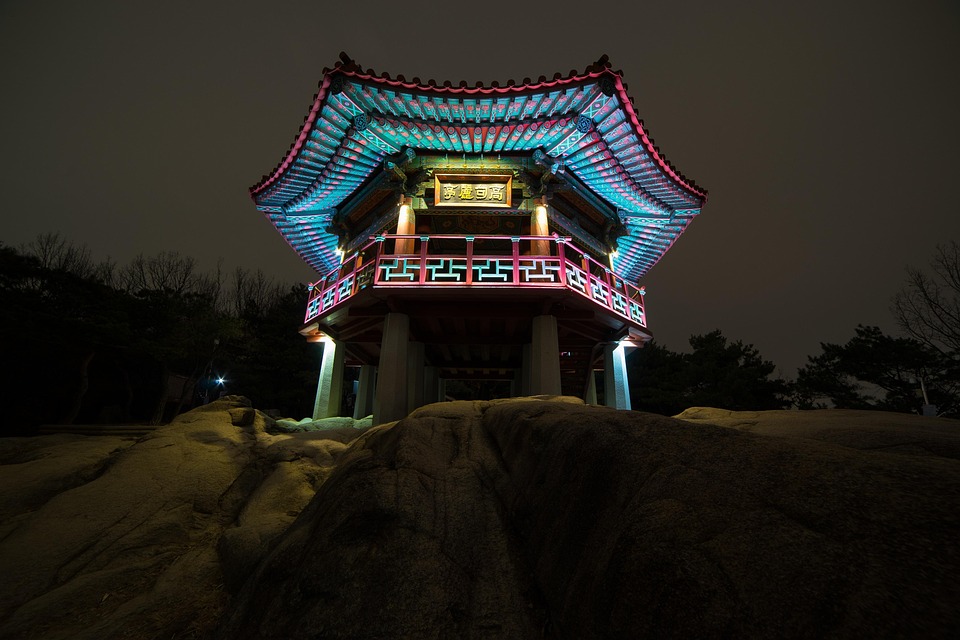 夜景, 高句麗情報, アチャ, 韓国, 観光の