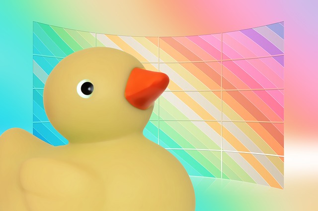 Free duck ducky easter illustration