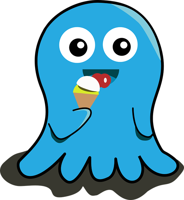 Free monster avatar cute illustration