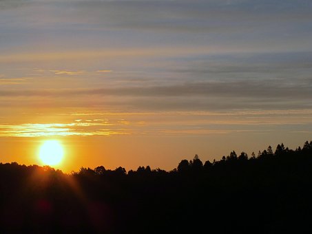 Free Afterglow Sunset photo and picture