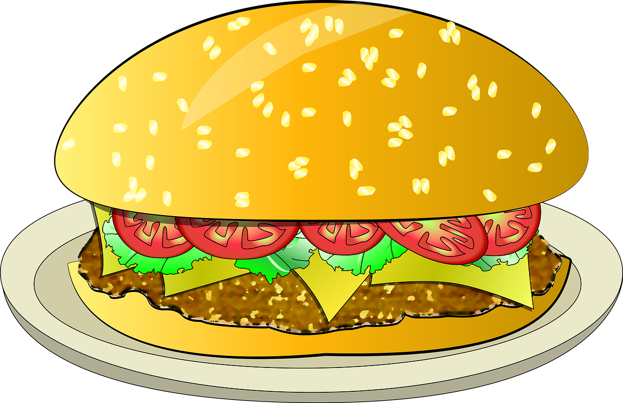 Download free HD stock image of Burger Cheeseburger Free burger cheeseburger super burger illustration