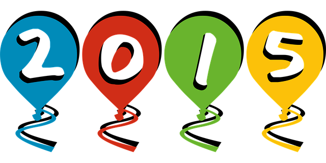 Free balloons year celebration illustration