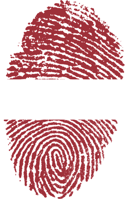 Free latvia flag fingerprint illustration