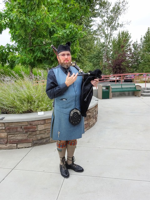 Dudelsack, Schottisch, Kilt, Tartan