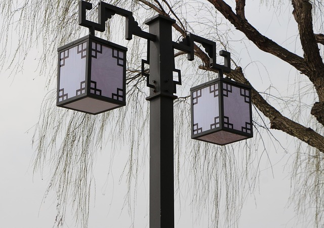 Free Street Lamp Wicker photo and picture