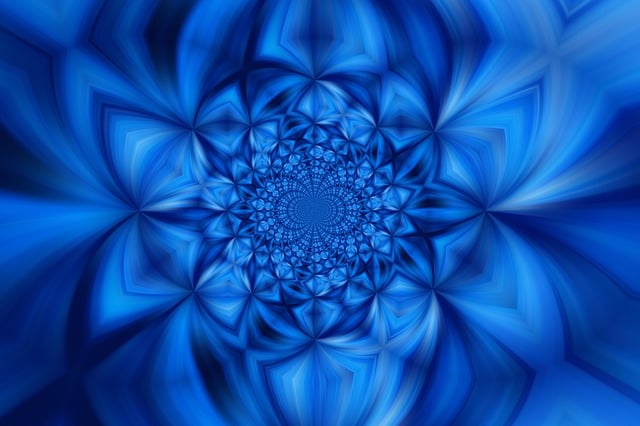 Free kaleidoscope template structure illustration