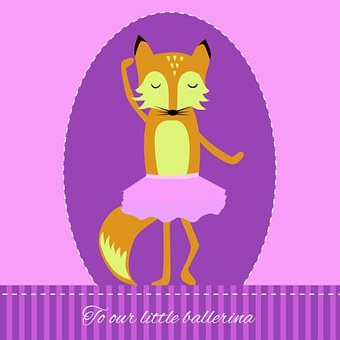 Free Ballerina Fox illustration and picture