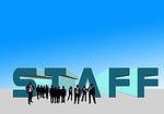 staff, team, business