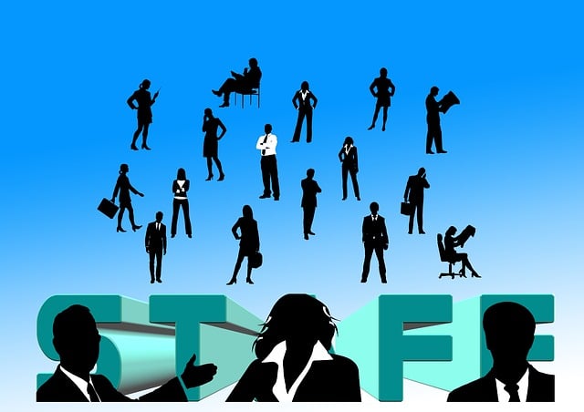 Free staff team business illustration