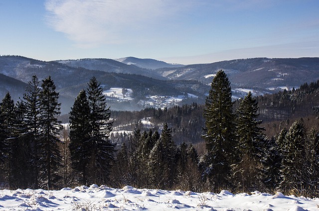 Gebirge, Winter, Schnee