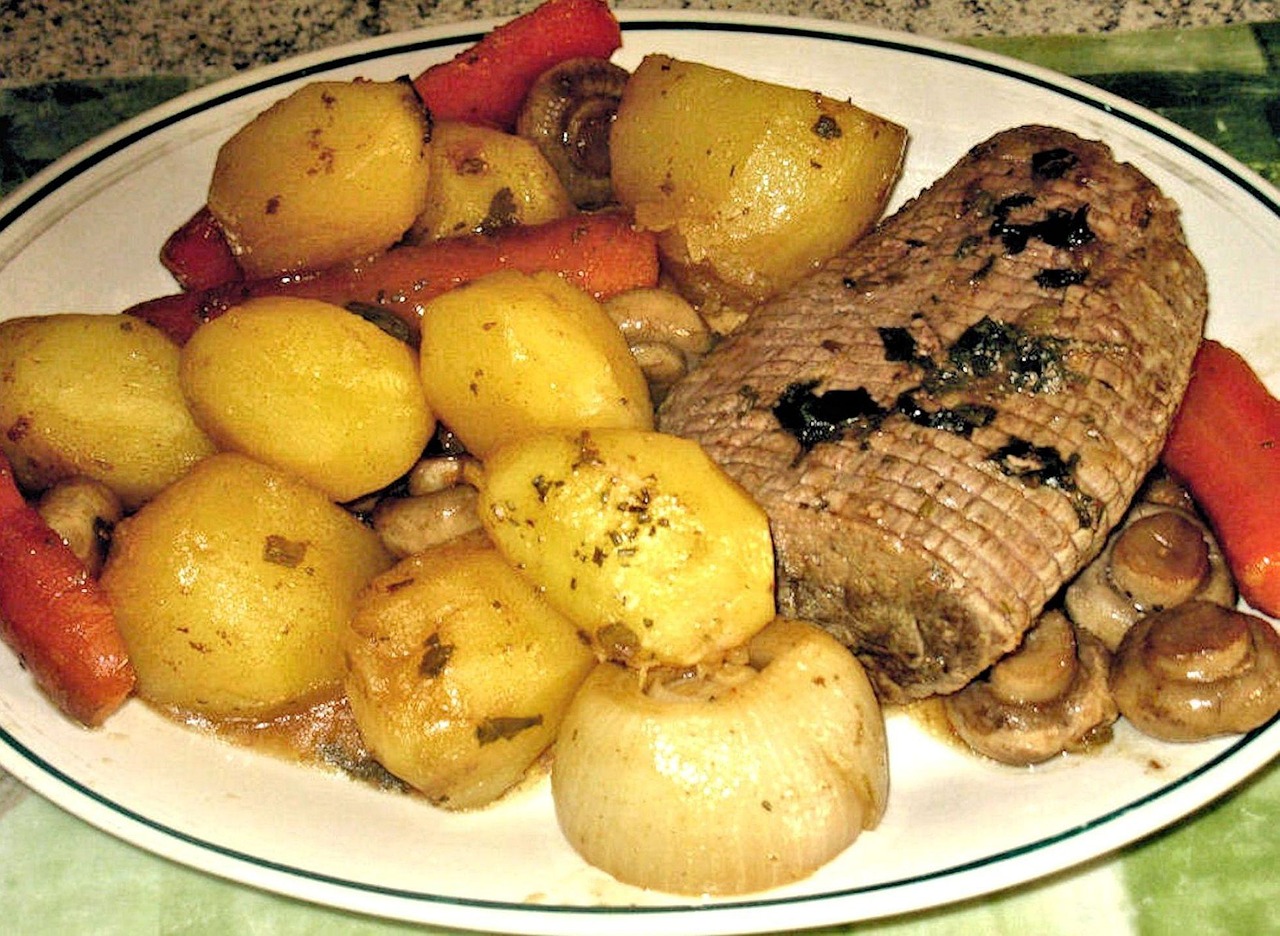 Roast Beef Potato Mushrooms Carrot Free photo on Pixabay Pixabay