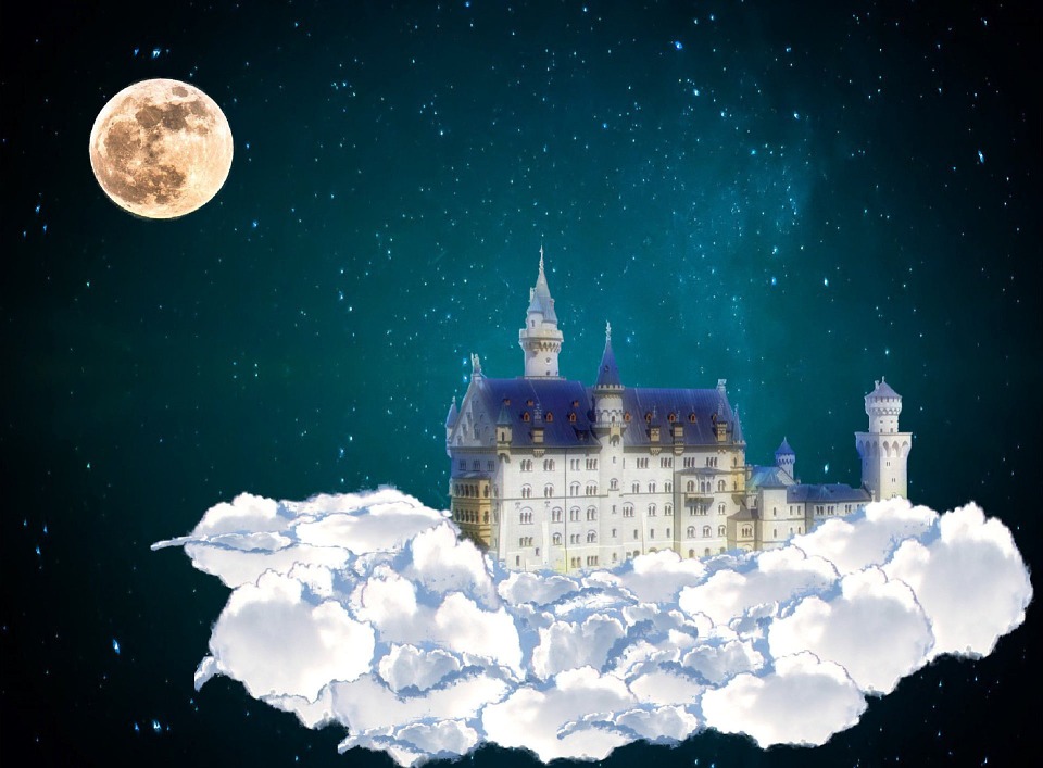 Free Illustration Castle Clouds Fairy Tales Dream