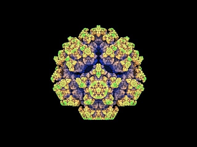 Free sponge menger fractal illustration