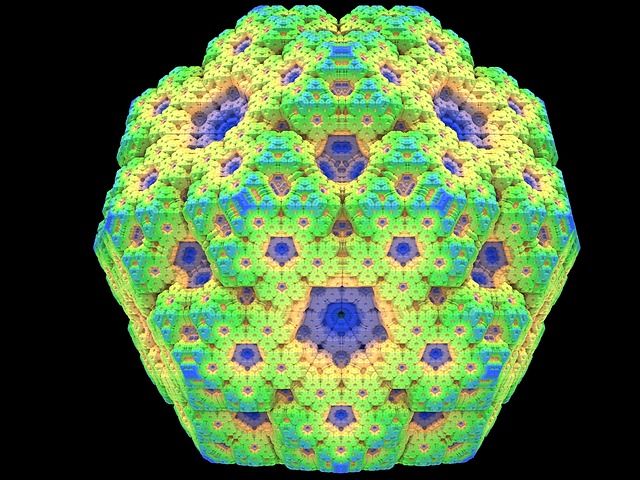 Free sponge menger fractal illustration