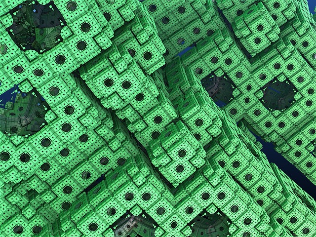Free construction fractal chaos illustration