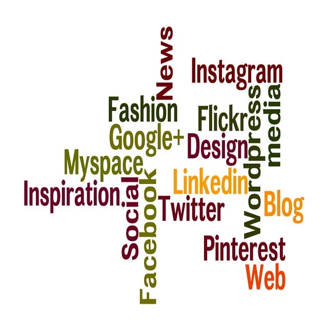 Free words social media internet illustration