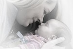newborn, baby, mother
