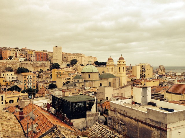 Free Cagliari Roofs photo and picture