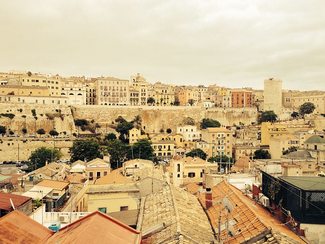Free Cagliari Roofs photo and picture