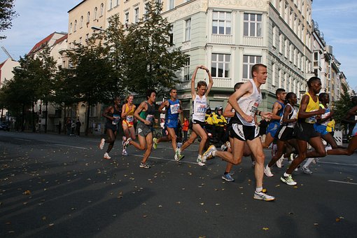 ベルリン, マラソン, ランナー, スポーツ, 実行, レース, 人間, 競争