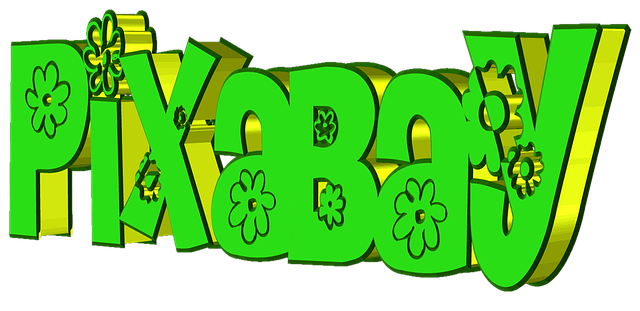 Free pixabay image database lettering illustration
