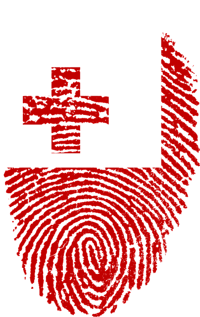 Free tonga flag fingerprint illustration