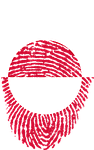 greenland, flag, fingerprint