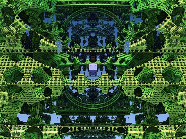 Free construction fractal chaos illustration