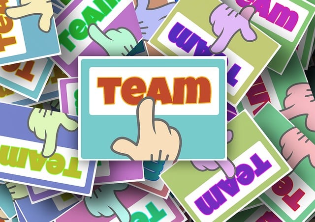 Free team work finger illustration