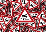 road sign, auto, street sign