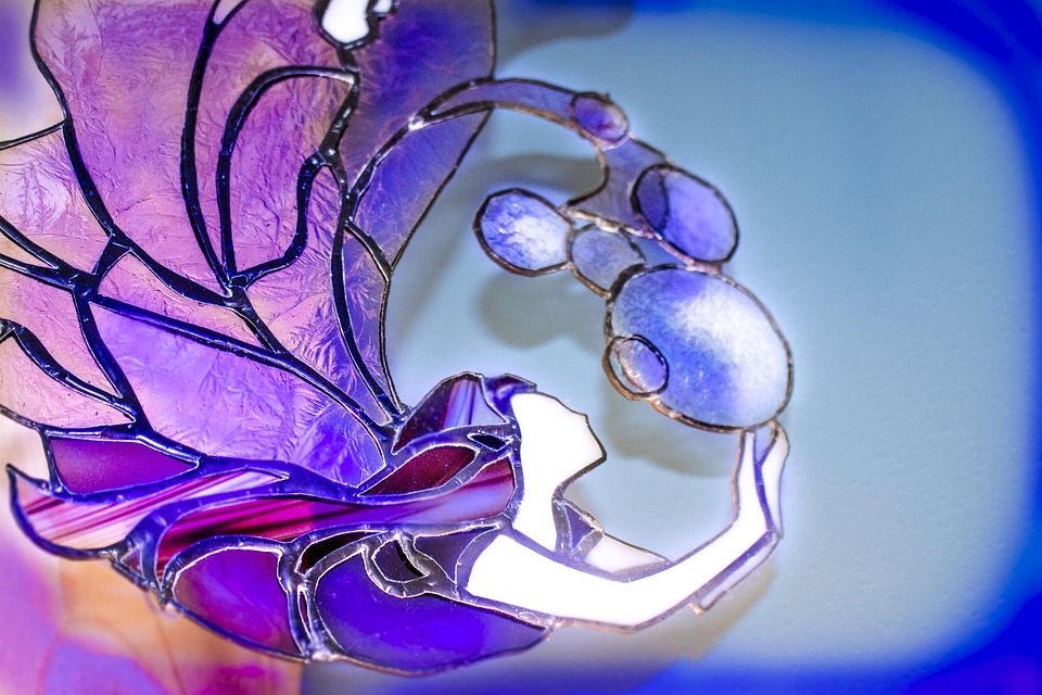 Mermaid Stained Glass Purple - Free photo on Pixabay - Pixabay