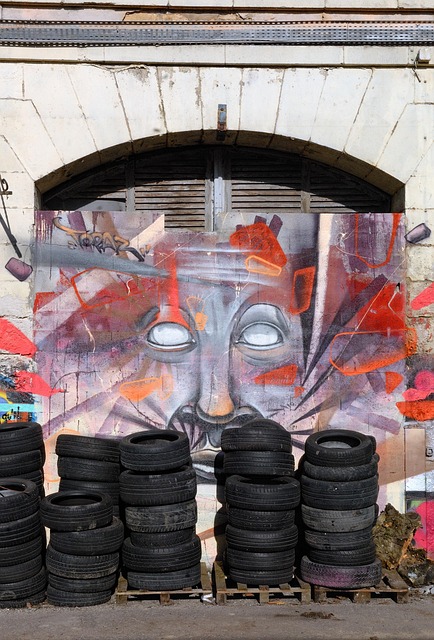 Gadekunst, Graffiti, Maleri, Dæk