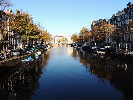 Amsterdam, Canal, Agua, Turismo, Rio