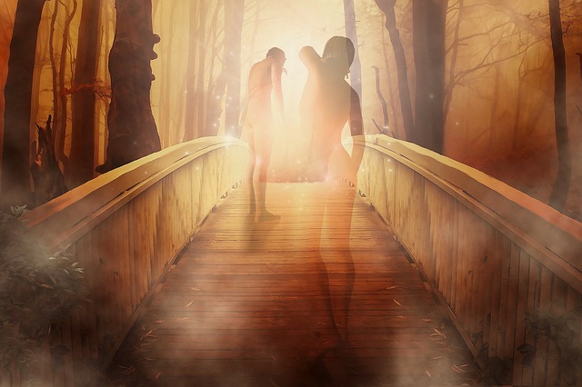 Free mysticism beyond bridge illustration
