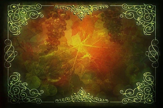 Free label wine vintage illustration