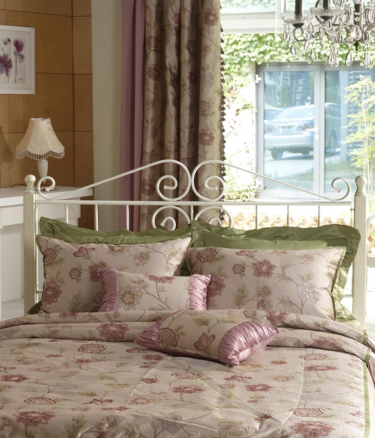 Free Bed Pink photo and picture
