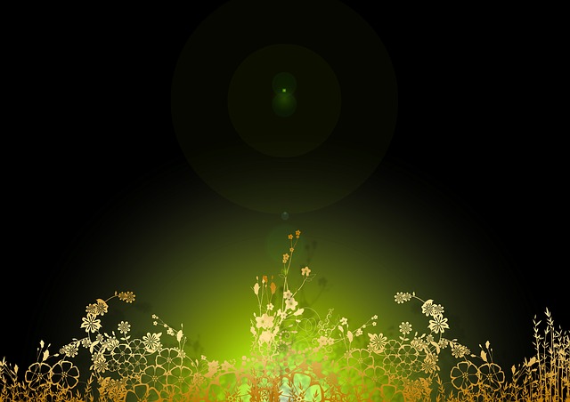 Free background bokeh arabesque illustration