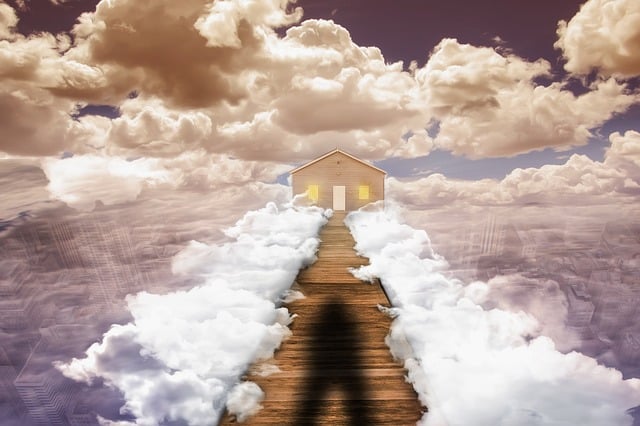 Free clouds heaven nature illustration