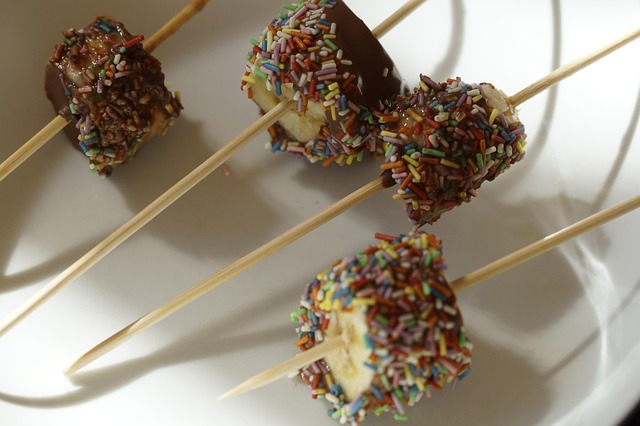 Free Chocolate Bananas Banana Pieces photo and picture