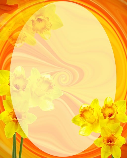 Free easter nature daffodil illustration