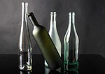glass, the bottle, composition