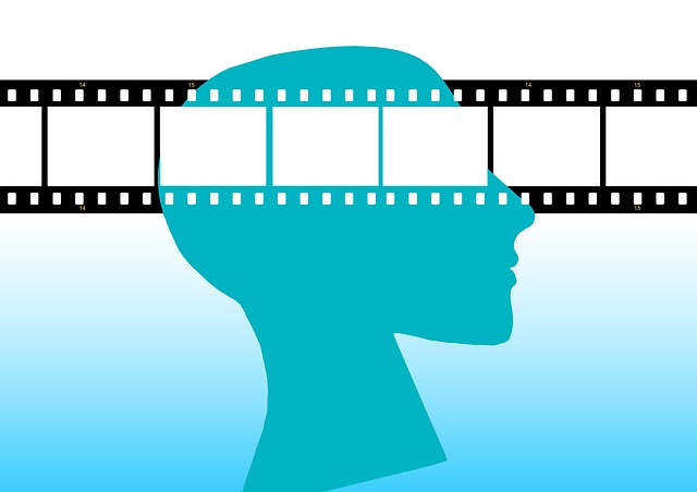 Free head think slide strips illustration