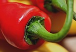 paprika, fruit, the inside of the peppers